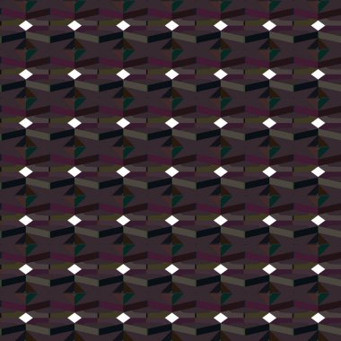 Geometrik süslemeli vektör deseni. Kusursuz tasarım dokusu.