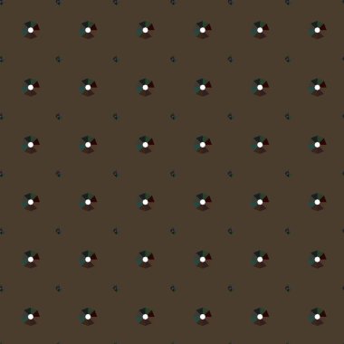 Geometrik süslemeli vektör deseni. Kusursuz tasarım dokusu.