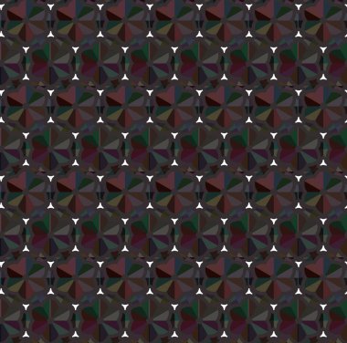 Geometrik süslemeli vektör deseni. Kusursuz tasarım dokusu.