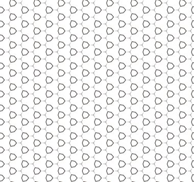 Geometrik süslemeli vektör deseni. Kusursuz tasarım dokusu.