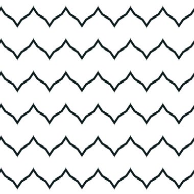 Geometrik süslemeli vektör deseni. Kusursuz tasarım dokusu.