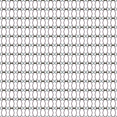 Geometrik süslemeli vektör deseni. Kusursuz tasarım dokusu.