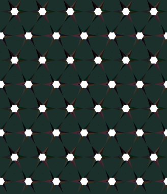 Geometrik süslemeli vektör deseni. Kusursuz tasarım dokusu.