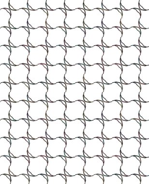 Geometrik süslemeli vektör deseni. Kusursuz tasarım dokusu.