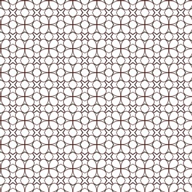 Geometrik süslemeli vektör deseni. Kusursuz tasarım dokusu. 