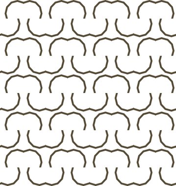 Geometrik süslemeli vektör deseni. Kusursuz tasarım dokusu.