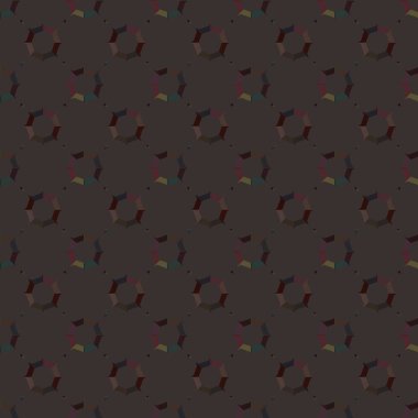 Geometrik süslemeli vektör deseni. Kusursuz tasarım dokusu.