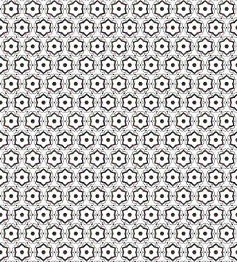 Geometrik süslemeli vektör deseni. Kusursuz tasarım dokusu. 