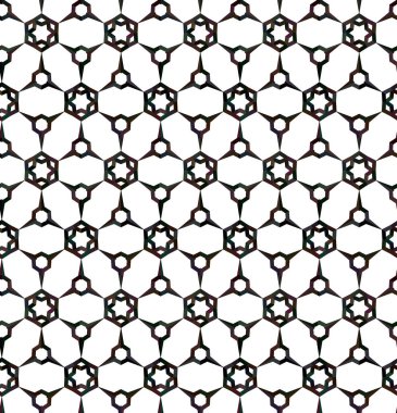 Modern geometrik vektör tasarımı, kusursuz desen çizimi