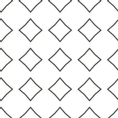 Geometrik süslemeli vektör deseni. Kusursuz tasarım dokusu. 