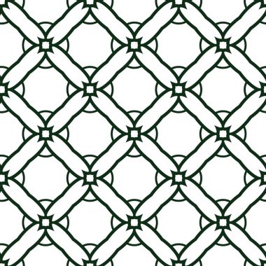 Geometrik süslemeli vektör deseni. Kusursuz tasarım dokusu. 