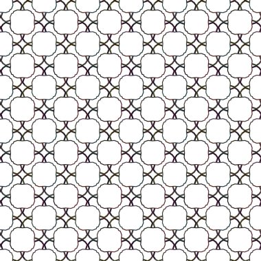 Geometrik süslemeli vektör deseni. Kusursuz tasarım dokusu.