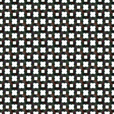 Geometrik süslemeli vektör deseni. Kusursuz tasarım dokusu.