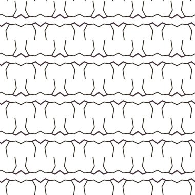 Geometrik süslemeli vektör deseni. Kusursuz tasarım dokusu. 