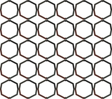 Geometrik süslemeli kusursuz desen. vektör illüstrasyonu