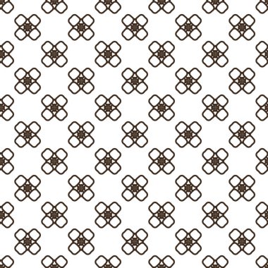 Geometrik süslemeli vektör deseni. Kusursuz tasarım dokusu. 