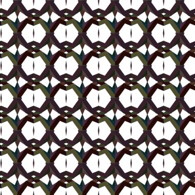 Modern geometrik vektör tasarımı, kusursuz desen çizimi