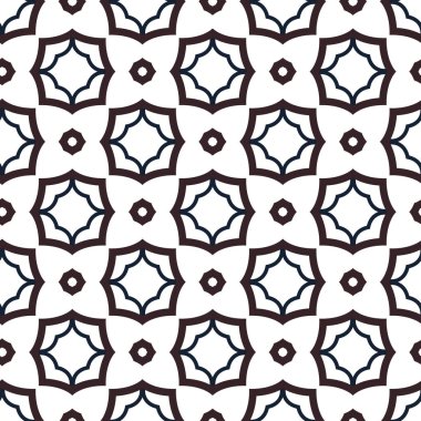 Kusursuz tasarım dokusu. Geometrik süslemeli vektör deseni. 