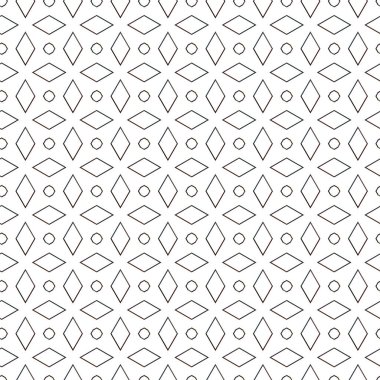 Geometrik süslemeli vektör deseni. Kusursuz tasarım dokusu.