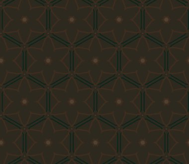 Geometrik süslemeli vektör deseni. Kusursuz tasarım dokusu.