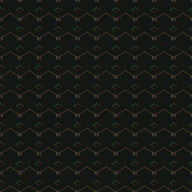 Geometrik süslemeli vektör deseni. Kusursuz tasarım dokusu.