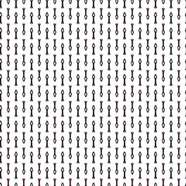 Geometrik süslemeli kusursuz desen. vektör illüstrasyonu