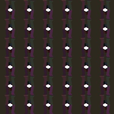 Modern geometrik vektör tasarımı, kusursuz desen çizimi