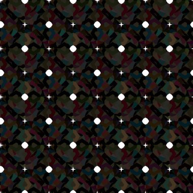 Modern geometrik vektör tasarımı, kusursuz desen çizimi