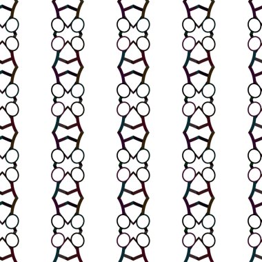 Modern geometrik vektör tasarımı, kusursuz desen çizimi
