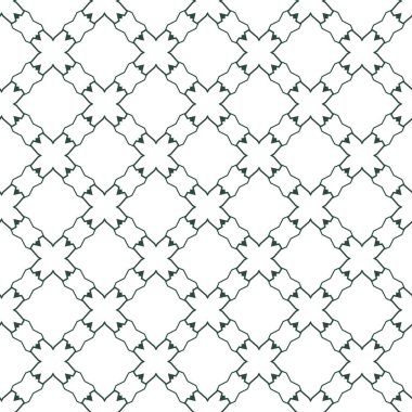 Geometrik süslemeli vektör deseni. Kusursuz tasarım dokusu.