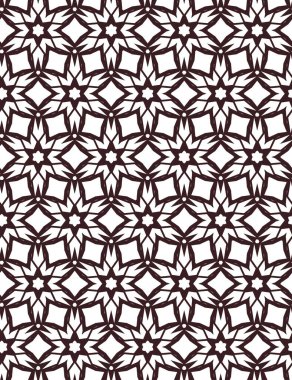 Modern geometrik vektör tasarımı, kusursuz desen çizimi