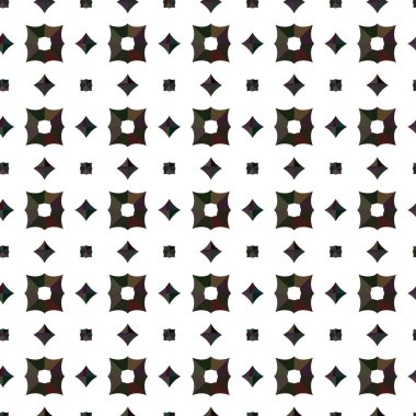 Geometrik süslemeli vektör deseni. Kusursuz tasarım dokusu.