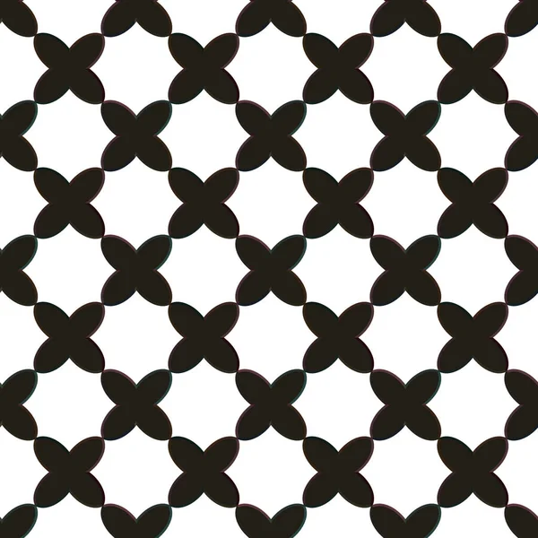 Geometrický Ornamentální Vektorový Vzor Bezešvé Designové Textury — Stockový vektor
