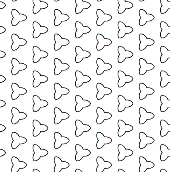 幾何学的な形をした抽象的なシームレスなパターン — ストックベクタ
