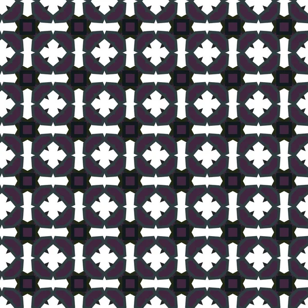 Geometrisches Ornamentales Vektormuster Nahtlose Design Textur — Stockvektor