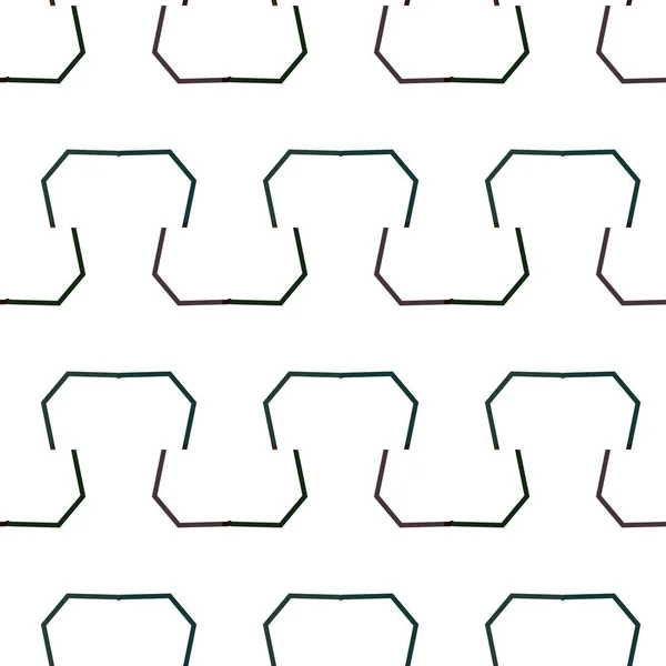 Abstraktes Geometrisches Ornamentales Vektormuster Nahtlose Design Textur — Stockvektor