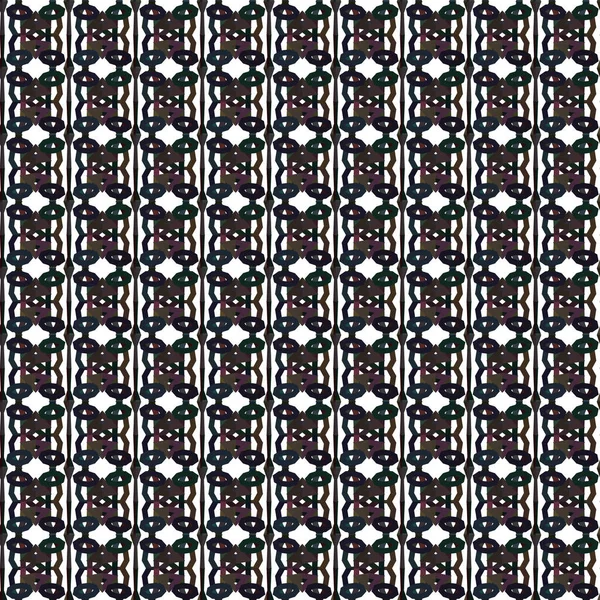 Motif Abstrait Sans Couture Avec Des Formes Géométriques — Image vectorielle