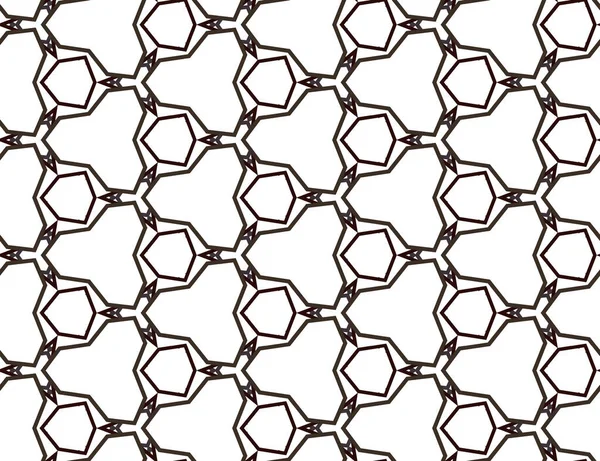 Geometriskt Dekorativt Vektormönster Sömlös Design Konsistens — Stock vektor