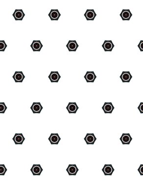 Geometrik süslemeli vektör deseni. Kusursuz tasarım dokusu.