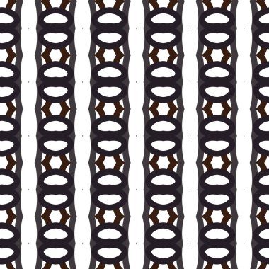 Soyut geometrik süslemeli vektör deseni. Kusursuz tasarım dokusu.