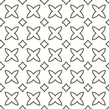Geometrik süslemeli vektör deseni. Kusursuz tasarım dokusu. 