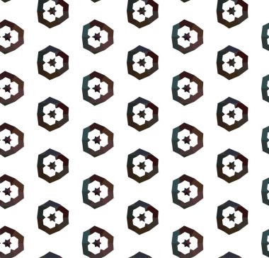 Geometrik süslemeli vektör deseni. Kusursuz tasarım dokusu. 