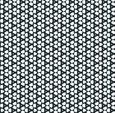 Geometrik süslemeli vektör deseni. Kusursuz tasarım dokusu.