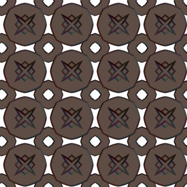 Modern geometrik vektör tasarımı, kusursuz desen çizimi