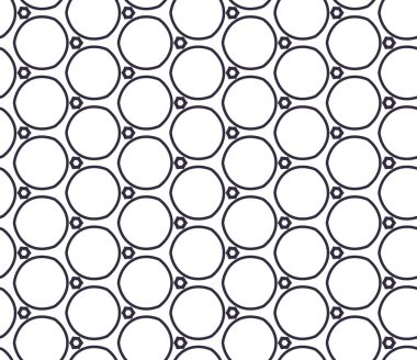 Modern geometrik vektör tasarımı, kusursuz desen çizimi