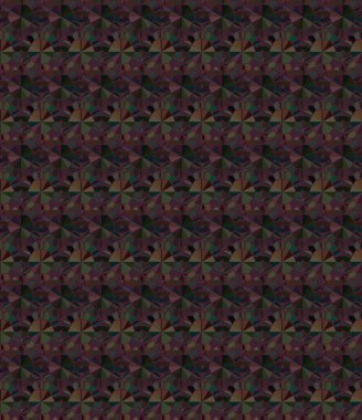 Geometrik süslemeli vektör deseni. Kusursuz tasarım dokusu 