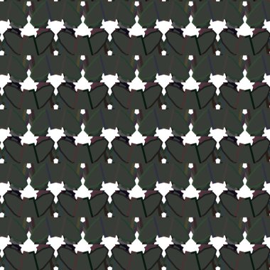 Geometrik süslemeli vektör deseni. Kusursuz tasarım dokusu.