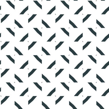 Geometrik süslemeli vektör deseni. Kusursuz tasarım dokusu.