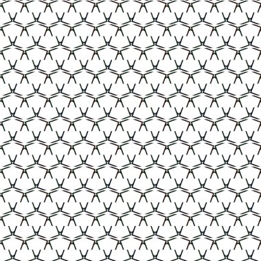 Geometrik süslemeli vektör deseni. Kusursuz tasarım dokusu.