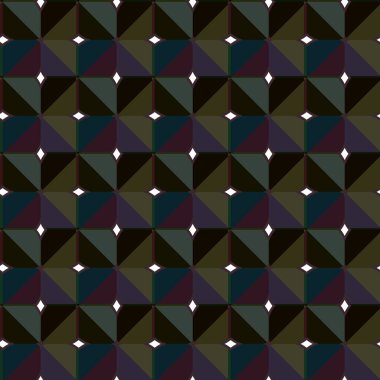 Modern geometrik vektör tasarımı, kusursuz desen çizimi
